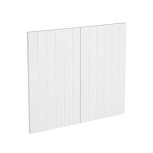 Kaboodle 600mm Macaroon V-Groove Medium Rangehood Doors - 2 Pack