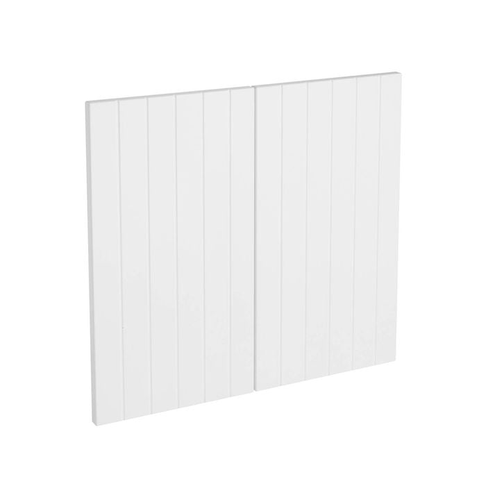 Kaboodle 600mm Macaroon V-Groove Medium Rangehood Doors - 2 Pack