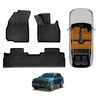 Front Rear Floor Mats for Chery Tiggo 9 Super Hybrid 2025-Onwards Car Waterproof Liner