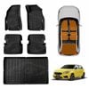 3D All-Weather Floor Mat Boot Liner Carpet for MG 3 MG3 2016-2024 Cargo Trunk Mat Luggage Tray