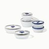 Anyday The Complete Set | Blueberry | Glass Microwave Steamer