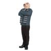 Kids Gru Halloween Costume – Despicable Me Outfit with Oversized Mask, Shirt and Pants Grey Colour, Standard