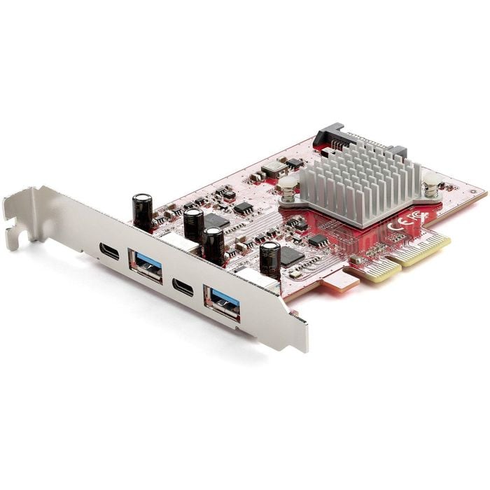 Startech.com Usb Adapter - Pci Express X4 - Plug-in Card - Red - Uasp Support - 4 Total Usb Port(s) - Pc, Linux, Mac
