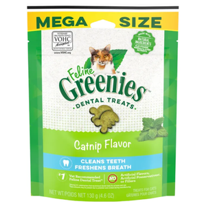 Greenies Cat Treat Dental Catnip For Cats - 130g