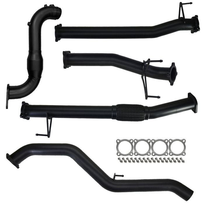 Ignite Exhausts Turbo Back For Mazda Bt50 B30b 3" Cat & Pipe Only Black Stainless Steel