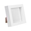 Nicola Spring 3D Box Photo Frame - 4" x 4" - White
