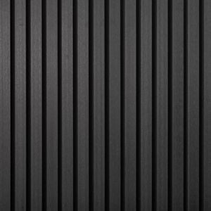 Ekodeck 219 x 26mm 3.6m Carbon Batten Screen Castellated Panel