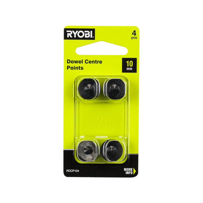 Ryobi 10mm Dowel Centre Points - 4 Pack