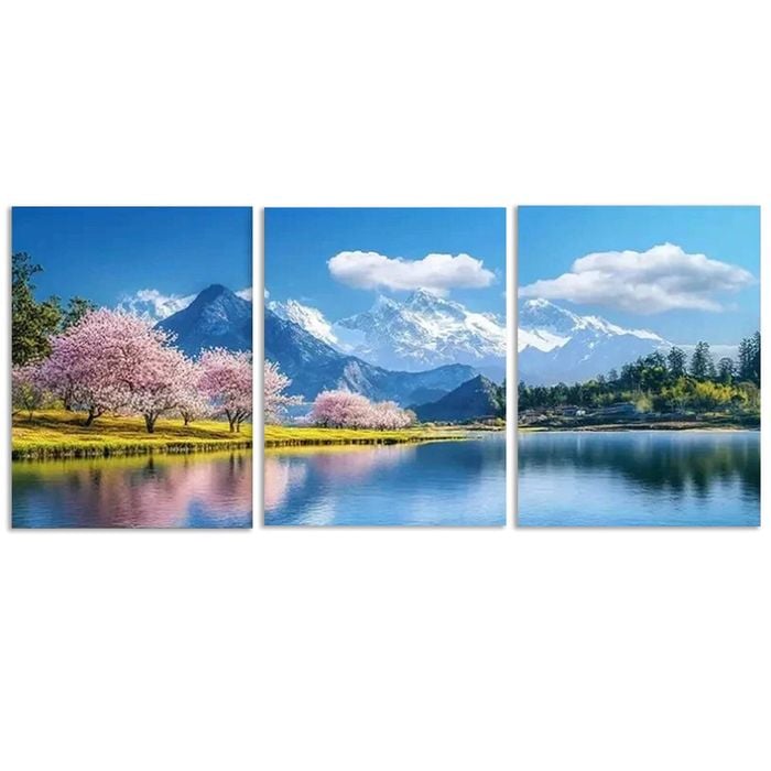 3pcs Lijiang, Yunnan, Luxurious Print 100% Australian Made 3 x 40x60cm (Metal Print)