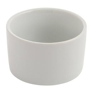 Olympia Whiteware Ramekins Contemporary 90mm 12 Pack Kitchen Soufflé Dish