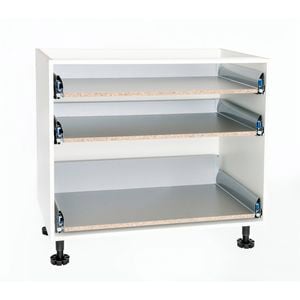 Kaboodle Kitset 900mm Soft Close 3 Drawer Carcase White