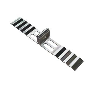 Matrix Industries 80mm Galvanised Steel Double Brick Acoustic Wall Tie - Each