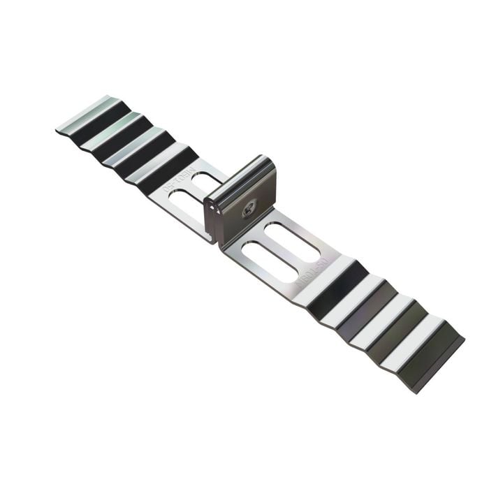 Matrix Industries 80mm Galvanised Steel Double Brick Acoustic Wall Tie - Each