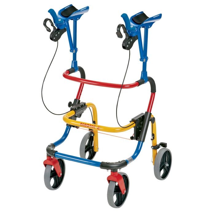 Anterior Forearm Walker for Kids - Adjustable, Safe, and Portable Mobility Aid - Fox
