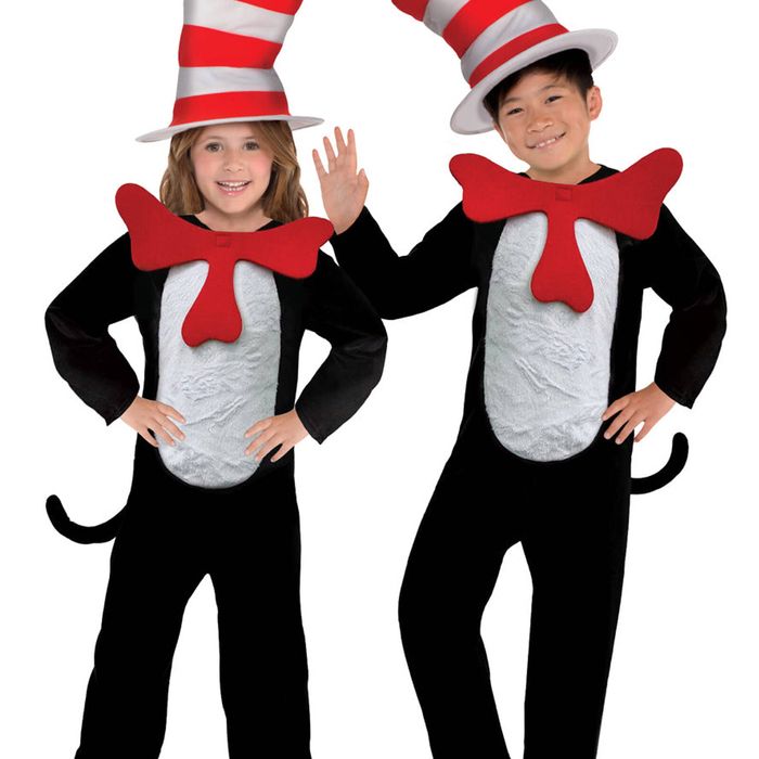Officially Licensed Dr Seuss Cat In The Hat Kids Costume - 3-4