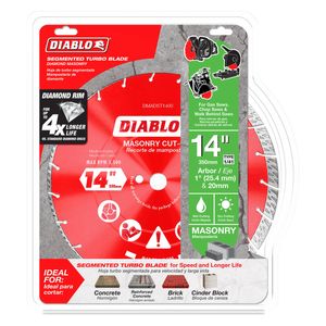 Diablo 350mm Diamond Segmented Turbo Masonry Cut Off Disc