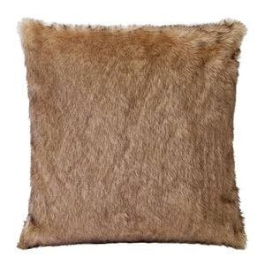 J.Elliot Home Brown Fox Faux Fur 50x50cm Cushion Square - Brown