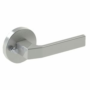 Miles Nelson Brushed Satin Chrome Sienna Privacy Lever Set