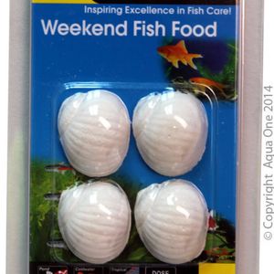 Aqua One Weekend Fish Food Block 20g (95004)