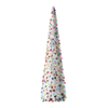 Lifebay White Tinsel Pop-Up Christmas Tree