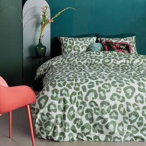 Fabrice Green Cotton Quilt Cover Set