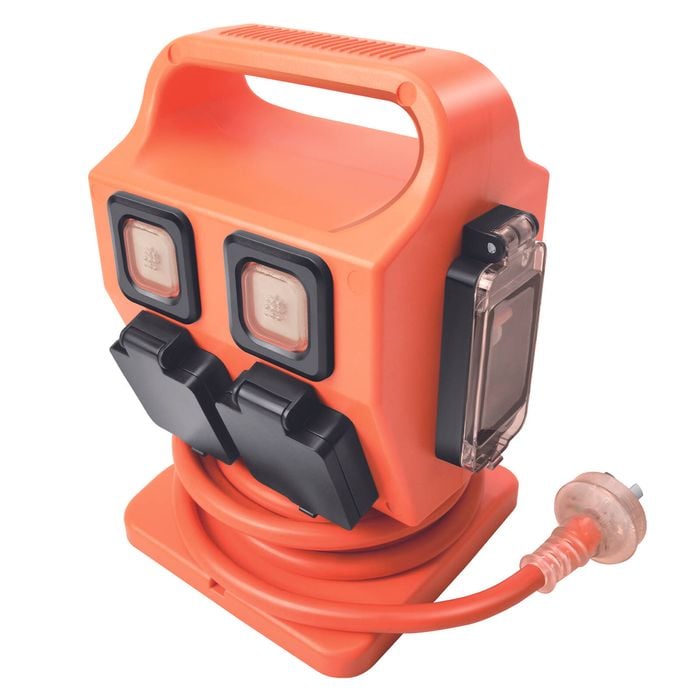 Click 4 Outlet Portable Power Block