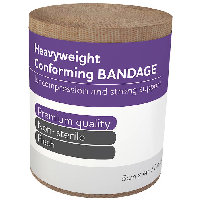 Elastic Compression Bandage - High-Stretch Self-Adhering Wrap - 100mm x 1.8m