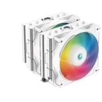 DeepCool AG620 ARGB WHITE Dual-Tower CPU Cooler, 2x 120mm Fan, 6 Copper Heat Pipes, Intel LGA2066/2011-v3/2011/1700/1200/1151/1