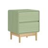 Cosmoliving Bedside Table | 2 Drawers Dresser Modern Nightstand