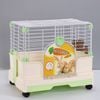 Yes4pets Small Green Pet Rabbit Cage Guinea Pig Crate Kennel With Potty Tray And Wheel