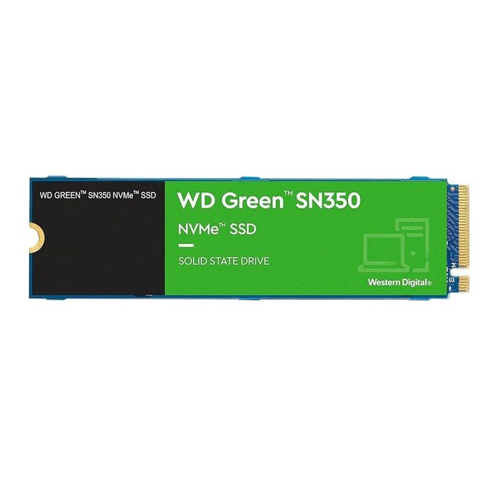 Western Digital Wd Green Sn350 500gb M.2 Nvme Ssd Pcie 3.0x4 2400mb/s 1500mb/s R/w 300k/300k Iops 60tbw 1m Hrs