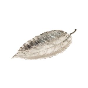 Ssh Collection Evergreen Large 43cm Long Decorative Leaf - Nickel