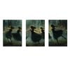 3pcs Modern Girls Dancing Forest Print 100% Australian Made 3 x 40x60cm (Metal Print)