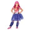 Disney Frozen Anna Hooded Kids Girls Dress Up Halloween Party Costume Size 9-11y