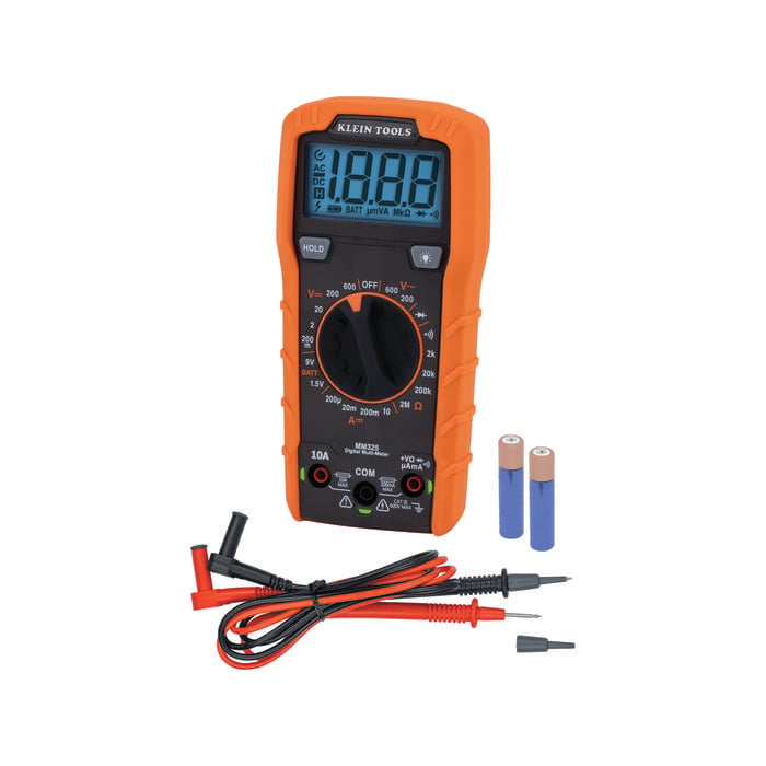 Klein Tools 600V 10A Manual Ranging Multimeter MM325