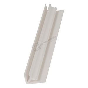 James Hardie HardieGlaze 4.5 x 2400mm Internal Corner White Gloss PVC