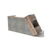 Modern Furniture QUADE Reception Desk Left Panel - Warm Oak & Concrete Color