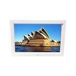 12" Digital Photo Frame with Remote - White
