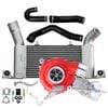GEN1 High Flow VT13 Turbo Charger With 64mm Intercooler & Hoses And Genuine Oil Feed Pipe For Mitsubishi Pajero 4M41 3.2L