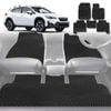 6D Diamond Car Floor Mats for Subaru XV 2017-2022-Full Set-Black-Outback GT