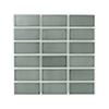 Decor8 291 x 296mm City Green Gloss Porcelain Mosaic Tile