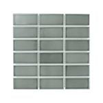 Decor8 291 x 296mm City Green Gloss Porcelain Mosaic Tile
