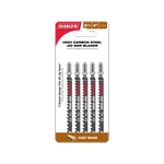 Diablo 100mm High Carbon Steel Jig Saw Blade for Fast Wood Cuts 2608F02242 - 5 Pack