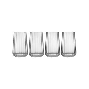 4pc Tempa Esme Clear Highball Tumbler
