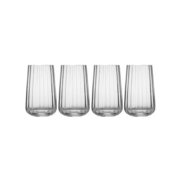 4pc Tempa Esme Clear Highball Tumbler
