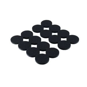 Surface Gard 29mm Black Round Floor Protection - 16 Pack
