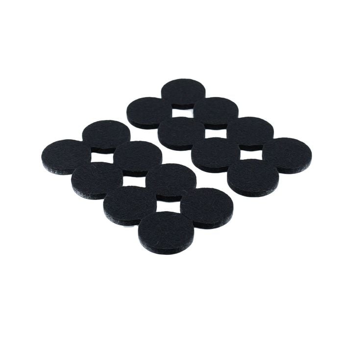 Surface Gard 29mm Black Round Floor Protection - 16 Pack