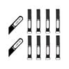 CordTech Reusable Label Straps With Buckle - 8 Pack