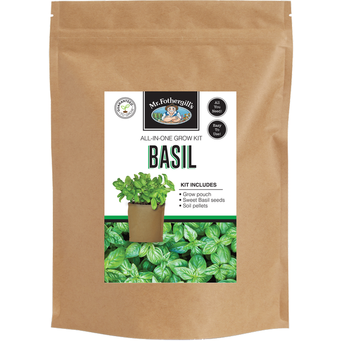 Mr Fothergill's Basil Grow Pouch Bag