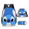 Catzon Cartoon Backpack Set With Shoulder Bag & Pencil Bag Adjustable-j